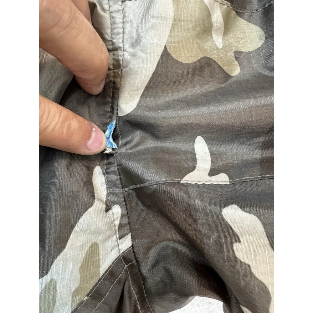 The Childrens Place Camouflage Pullover Windbreaker Jacket Boys Size L 10/12